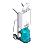 Hand truck water heater