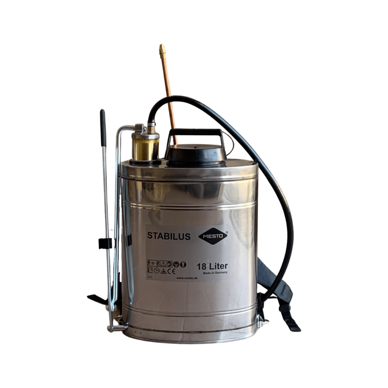 18 liter stainless steel backpack sprayer for biodynamics
