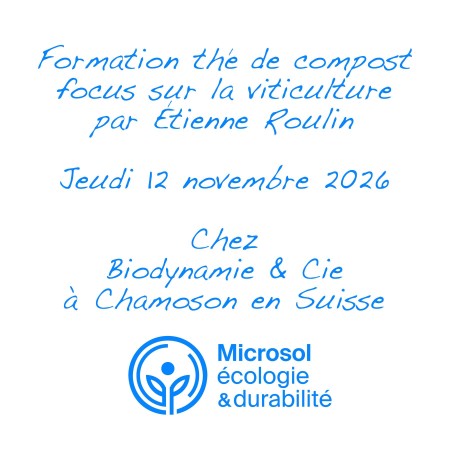 Formation thé de compost - Jeudi 12 novembre 2026